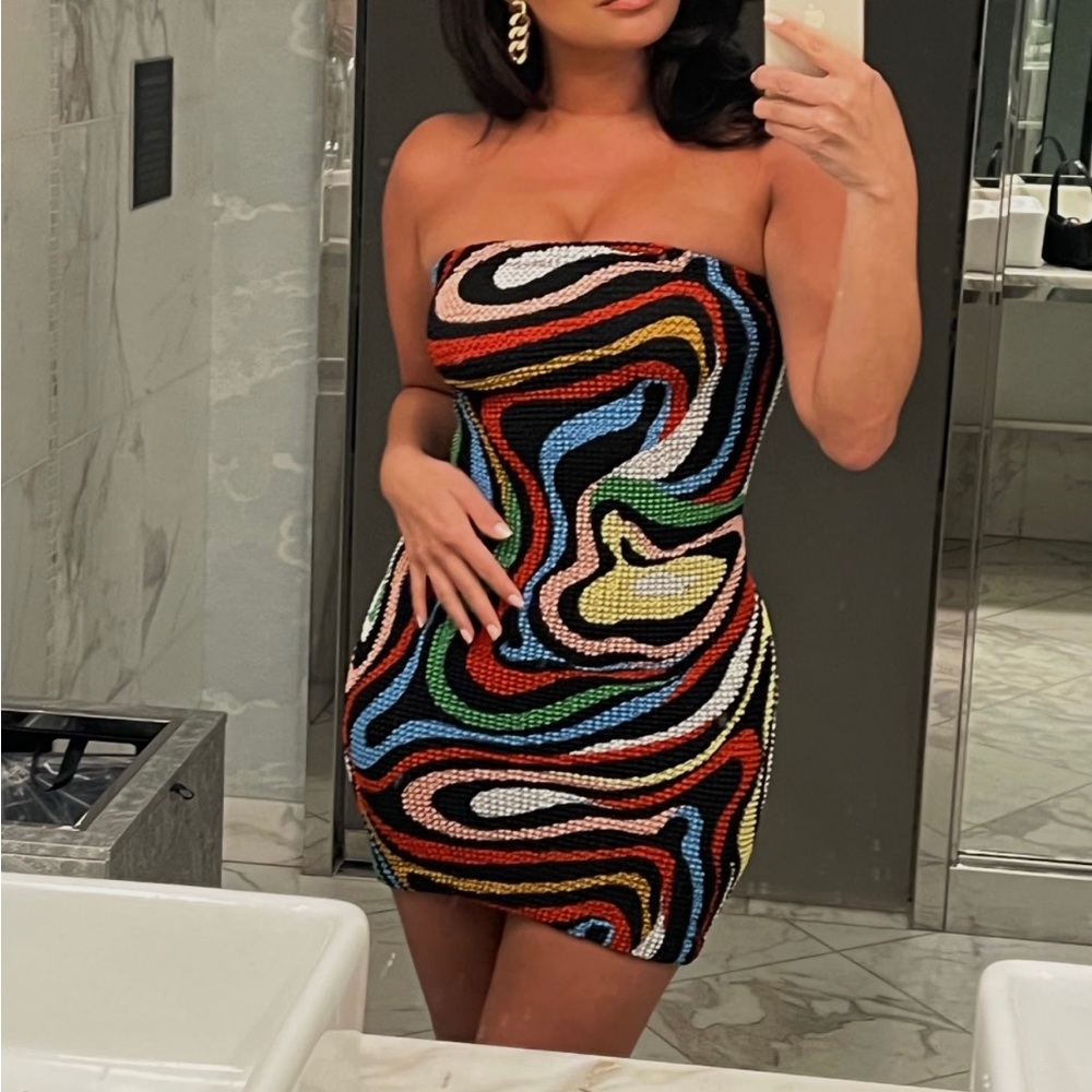 PUCCI ONLY WORN ONCE STRETCHY TUBE DRESS MEDIUM